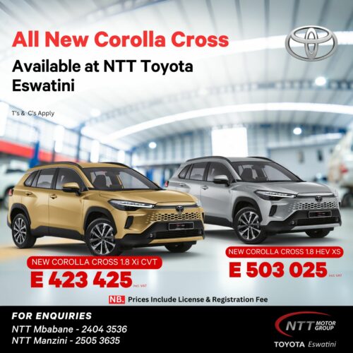 All New Corolla Cross image from NTT Toyota Eswatini