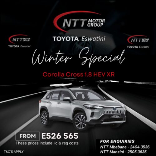 Corolla Cross 1.8 HEV XR image from NTT Toyota Eswatini