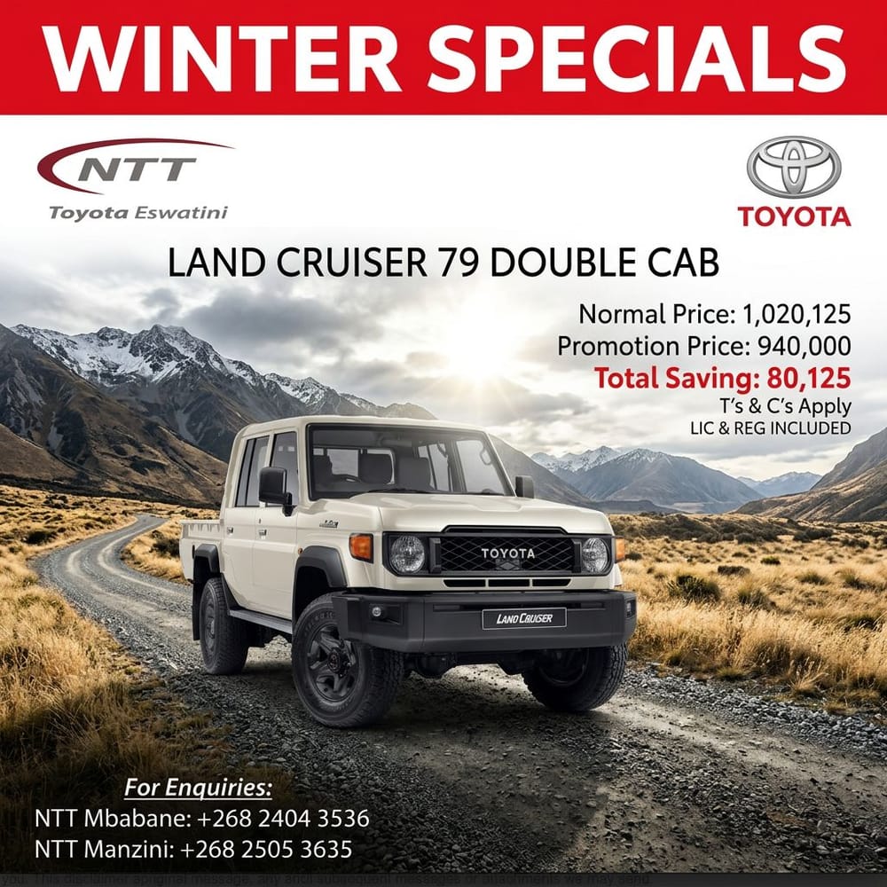 Toyota Land Cruiser 79 Double Cab (Eswatini) Special Offer