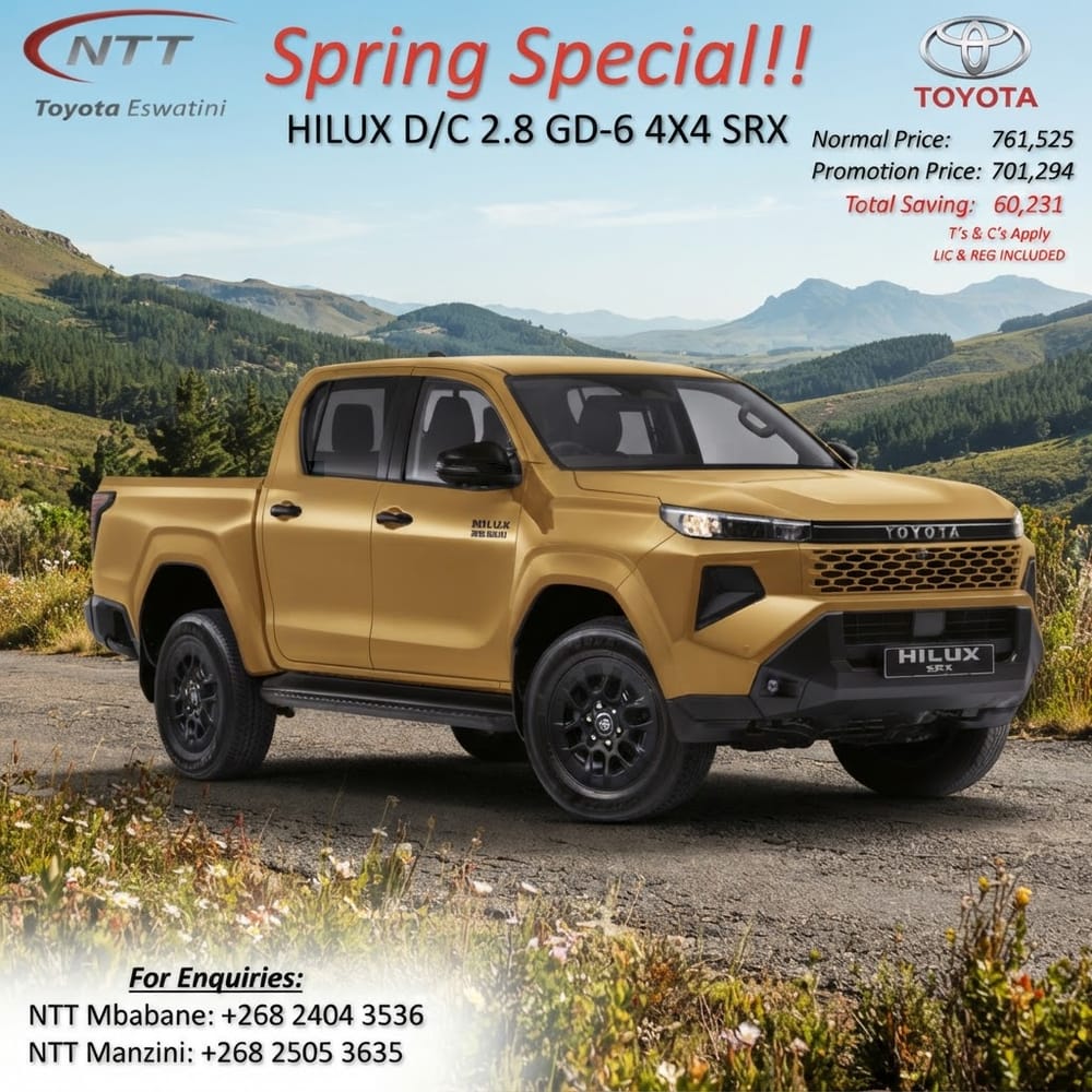 Toyota Hilux Double Cab 2.8 GD-6 4×4 SRX Special Offer