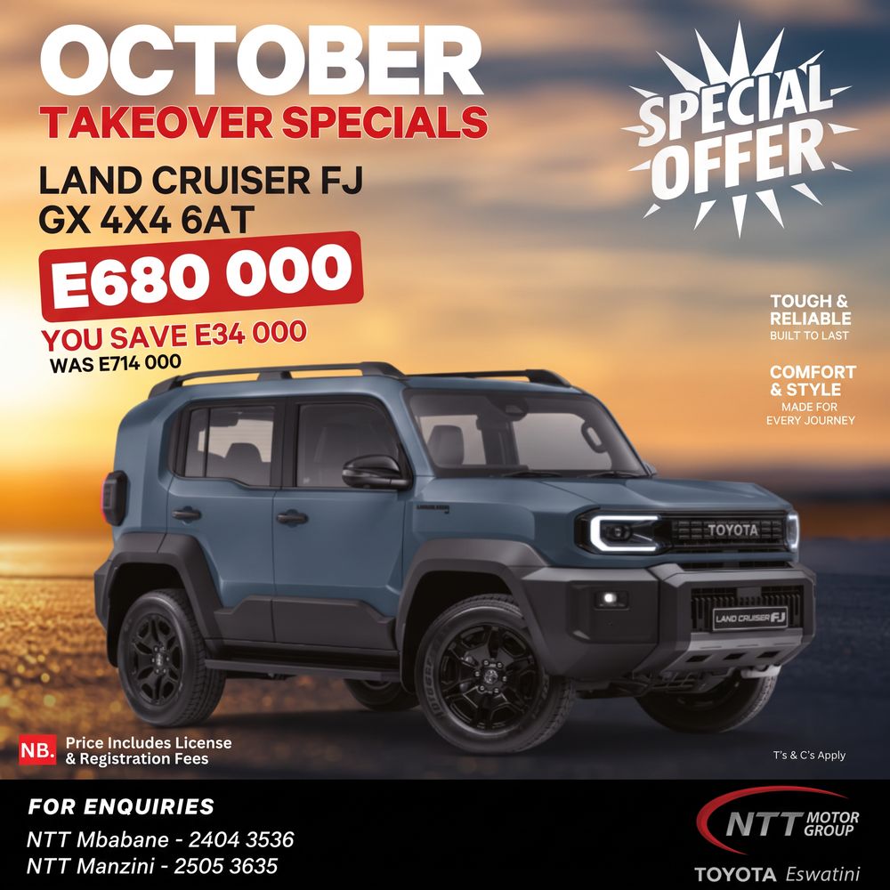 Toyota Land Cruiser FJ GX 4×4 6AT (Eswatini) Special Offer